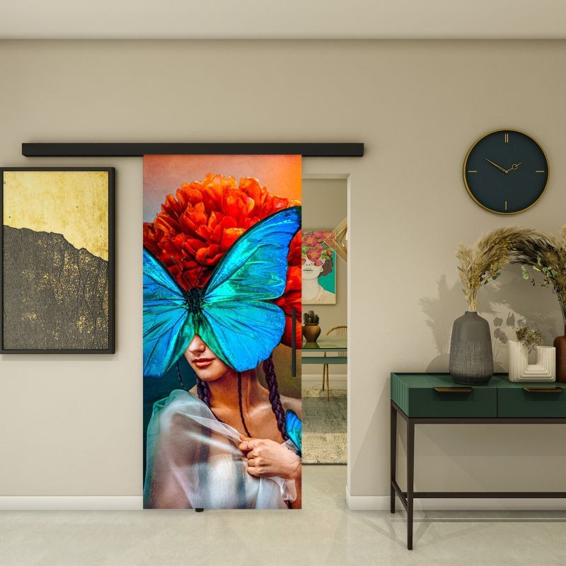 Glasschiebetür BLACK-LINE - Fotoprint Modell 272 Glasschiebetür BLACK-LINE - Fotoprint Modell 272