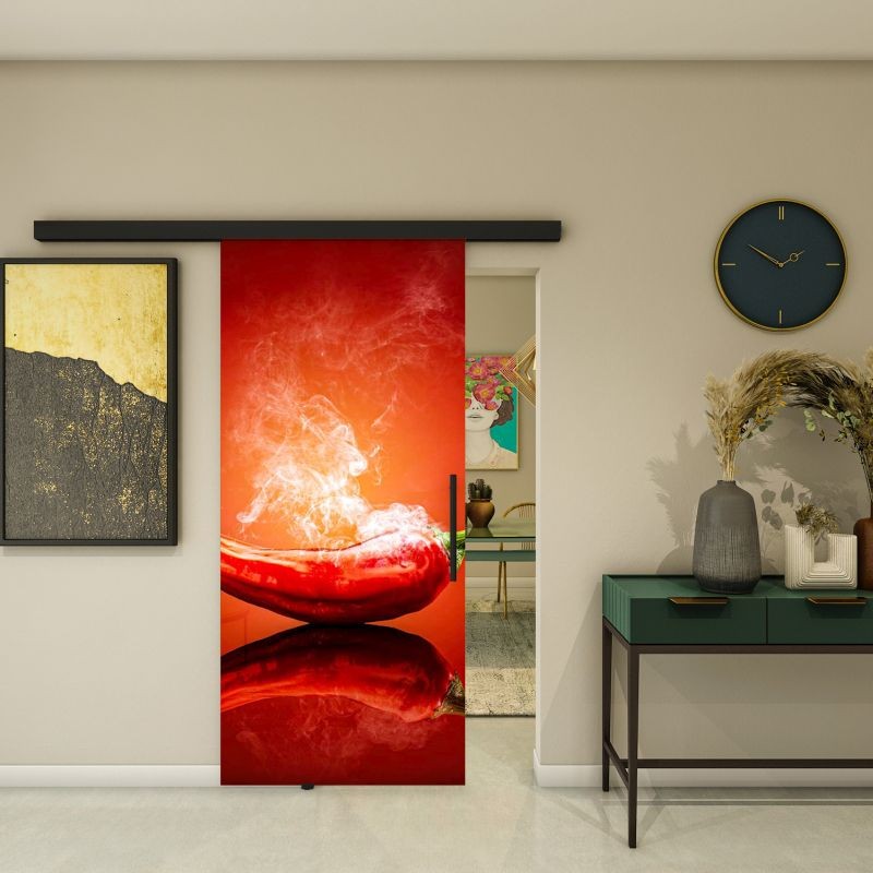 Glasschiebetür BLACK-LINE - Fotoprint Modell 286 Glasschiebetür BLACK-LINE - Fotoprint Modell 286