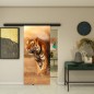 Glasschiebetür BLACK-LINE - Fotoprint Modell 289