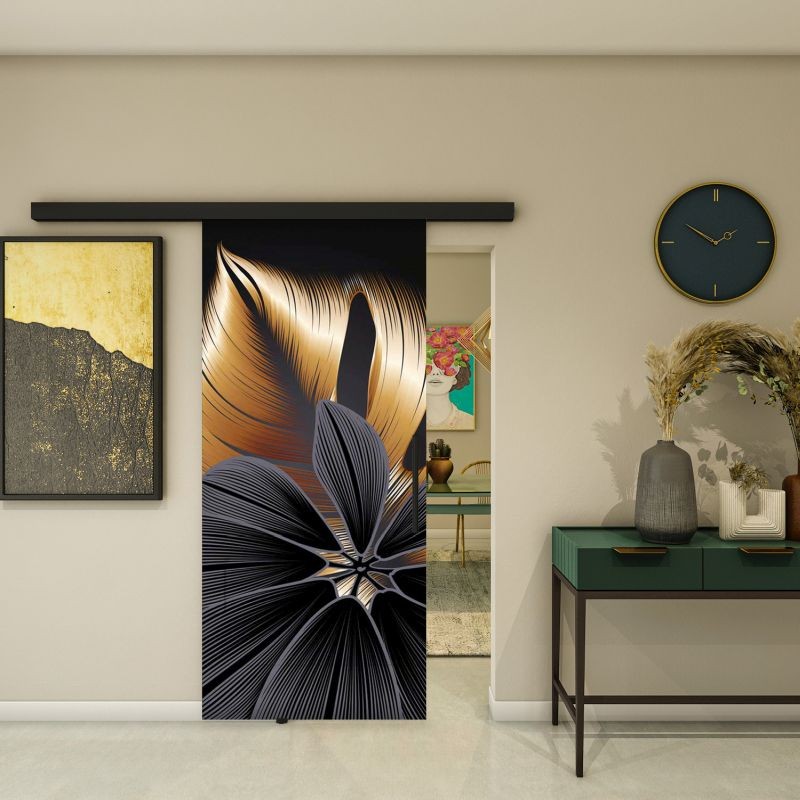 Glasschiebetür BLACK-LINE - Fotoprint Modell 302 Glasschiebetür BLACK-LINE - Fotoprint Modell 302