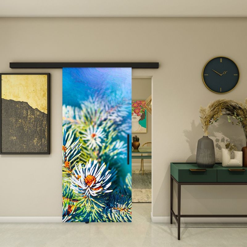 Glasschiebetür BLACK-LINE - Fotoprint Modell 305 Glasschiebetür BLACK-LINE - Fotoprint Modell 305