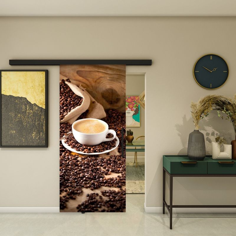 Glasschiebetür BLACK-LINE - Fotoprint Modell 318 Glasschiebetür BLACK-LINE - Fotoprint Modell 318