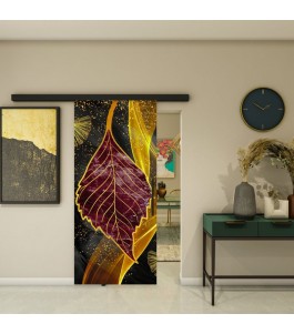 Glasschiebetür BLACK-LINE - Fotoprint Model 322