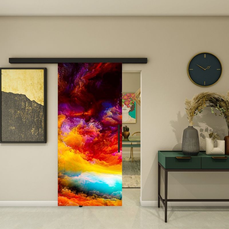 Glasschiebetür BLACK-LINE - Fotoprint Modell 340 Glasschiebetür BLACK-LINE - Fotoprint Modell 340
