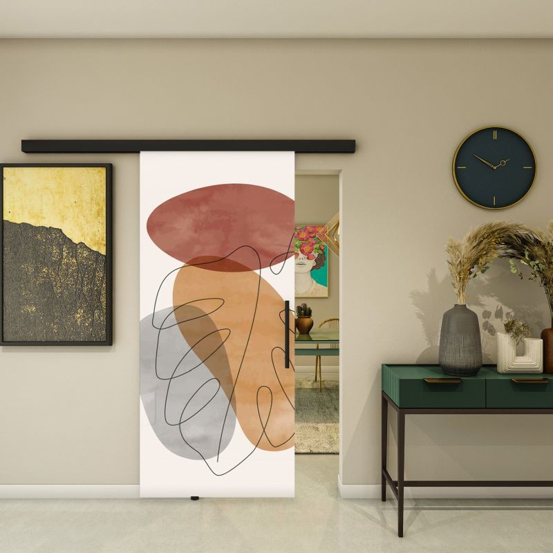 Glasschiebetür BLACK-LINE - Fotoprint Modell 345 Glasschiebetür BLACK-LINE - Fotoprint Modell 345