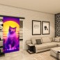 Glasschiebetür BLACK-LINE - Fotoprint Modell 84 Glasschiebetür BLACK-LINE - Fotoprint Modell 84
