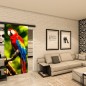 Glasschiebetür BLACK-LINE - Fotoprint Modell 248 Glasschiebetür BLACK-LINE - Fotoprint Modell 248