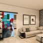 Glasschiebetür BLACK-LINE - Fotoprint Modell 264 Glasschiebetür BLACK-LINE - Fotoprint Modell 264
