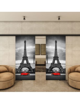 Glasschiebetür BLACK-LINE - Fotoprint Model 205