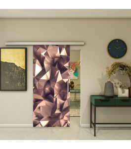 Glasschiebetür SLIM-LINE - Fotoprint Model 4