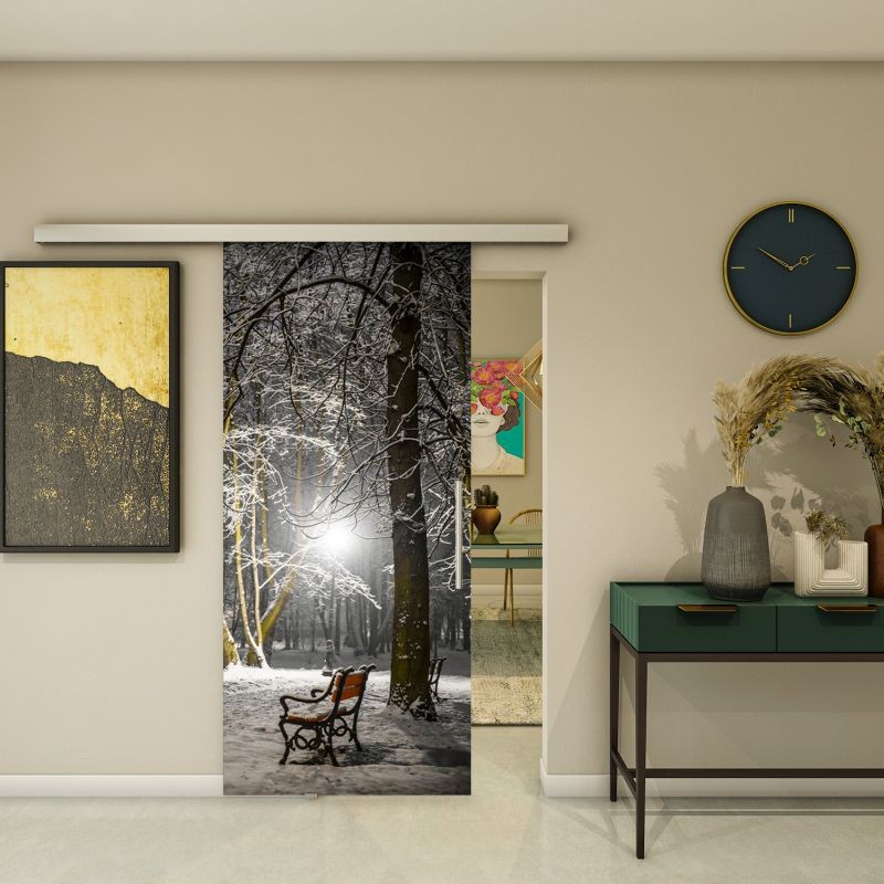 Glasschiebetür SLIM-LINE - Fotoprint Modell 46