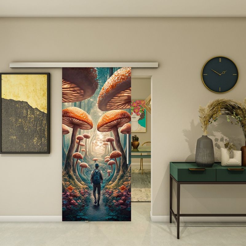 Glasschiebetür SLIM-LINE - Fotoprint Modell 83 Glasschiebetür SLIM-LINE - Fotoprint Modell 83