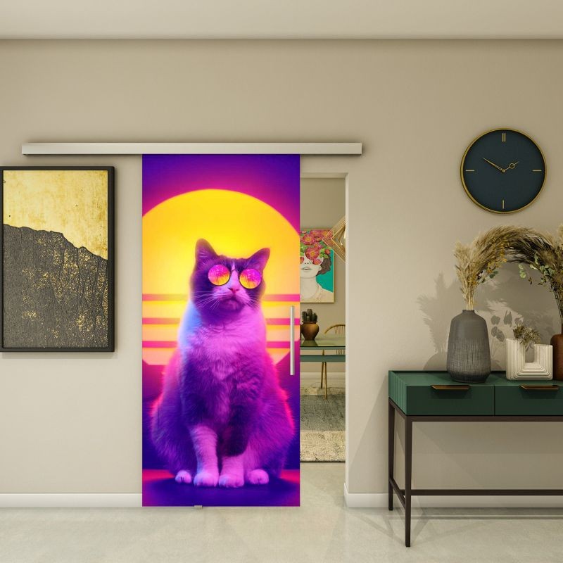 Glasschiebetür SLIM-LINE - Fotoprint Modell 84 Glasschiebetür SLIM-LINE - Fotoprint Modell 84