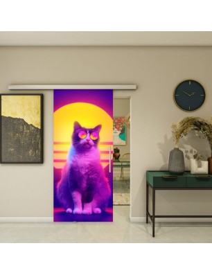 Glasschiebetür SLIM-LINE - Fotoprint Model 84