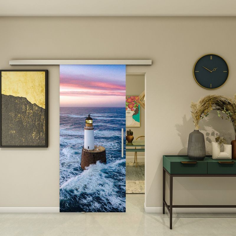 Glasschiebetür SLIM-LINE - Fotoprint Modell 124 Glasschiebetür SLIM-LINE - Fotoprint Modell 124