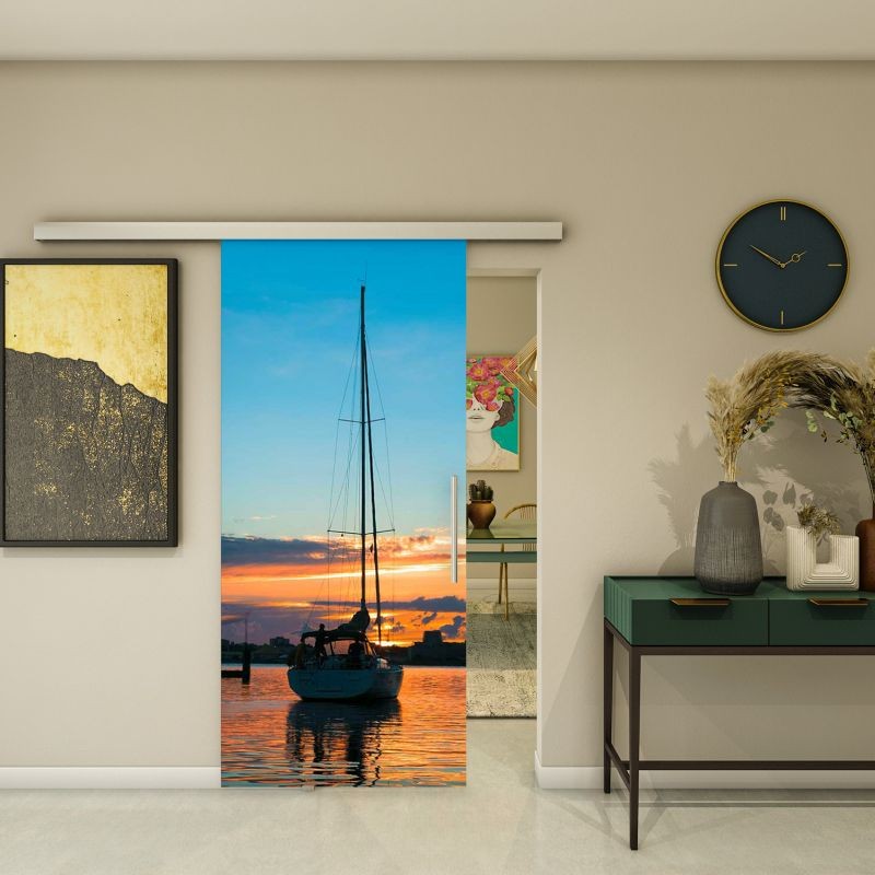 Glasschiebetür SLIM-LINE - Fotoprint Modell 135 Glasschiebetür SLIM-LINE - Fotoprint Modell 135