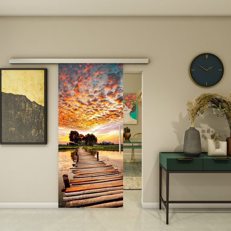 Glasschiebetür SLIM-LINE - Fotoprint Modell 155 Glasschiebetür SLIM-LINE - Fotoprint Modell 155