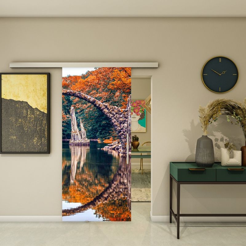Glasschiebetür SLIM-LINE - Fotoprint Modell 159 Glasschiebetür SLIM-LINE - Fotoprint Modell 159