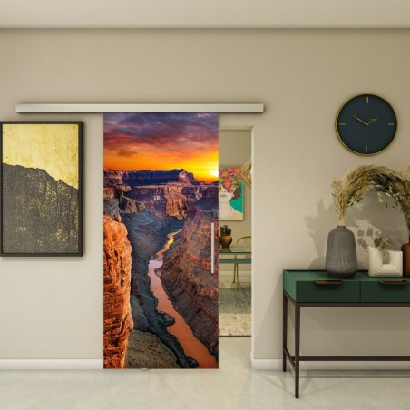 Glasschiebetür SLIM-LINE - Fotoprint Model 171