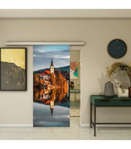 Glasschiebetür SLIM-LINE - Fotoprint Model 183
