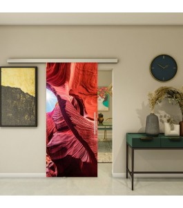 Glasschiebetür SLIM-LINE - Fotoprint Model 186