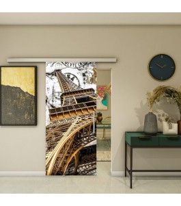 Glasschiebetür SLIM-LINE - Fotoprint Model 211