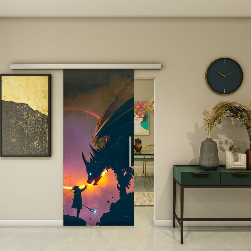 Glasschiebetür SLIM-LINE - Fotoprint Modell 243 Glasschiebetür SLIM-LINE - Fotoprint Modell 243