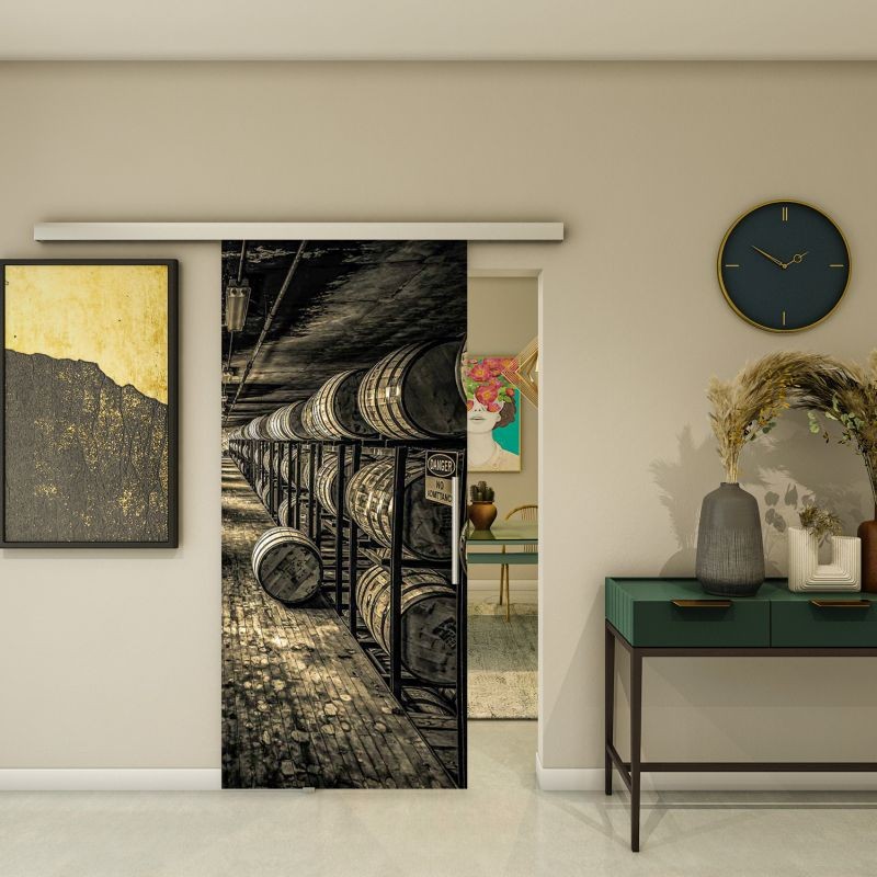 Glasschiebetür SLIM-LINE - Fotoprint Modell 256 Glasschiebetür SLIM-LINE - Fotoprint Modell 256