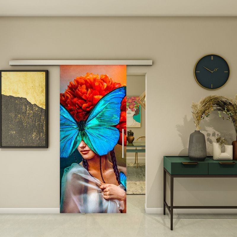 Glasschiebetür SLIM-LINE - Fotoprint Modell 272 Glasschiebetür SLIM-LINE - Fotoprint Modell 272
