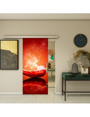 Glasschiebetür SLIM-LINE - Fotoprint Model 286