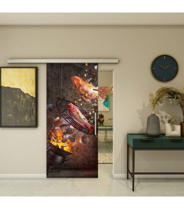 Glasschiebetür SLIM-LINE - Fotoprint Model 287