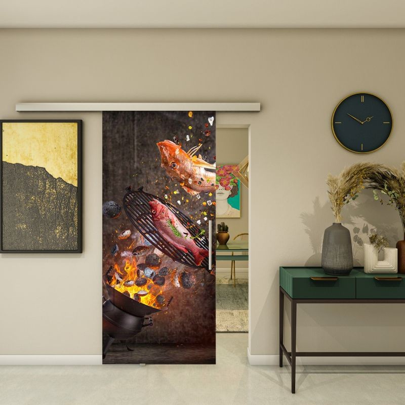 Glasschiebetür SLIM-LINE - Fotoprint Modell 287 Glasschiebetür SLIM-LINE - Fotoprint Modell 287