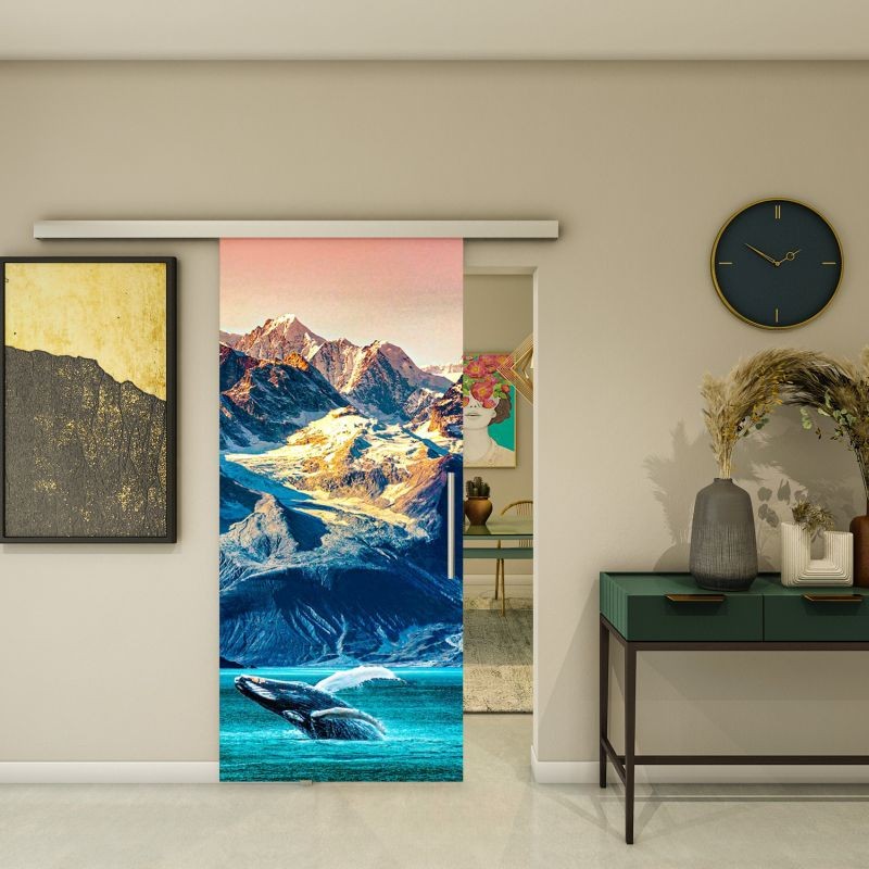 Glasschiebetür SLIM-LINE - Fotoprint Modell 290
