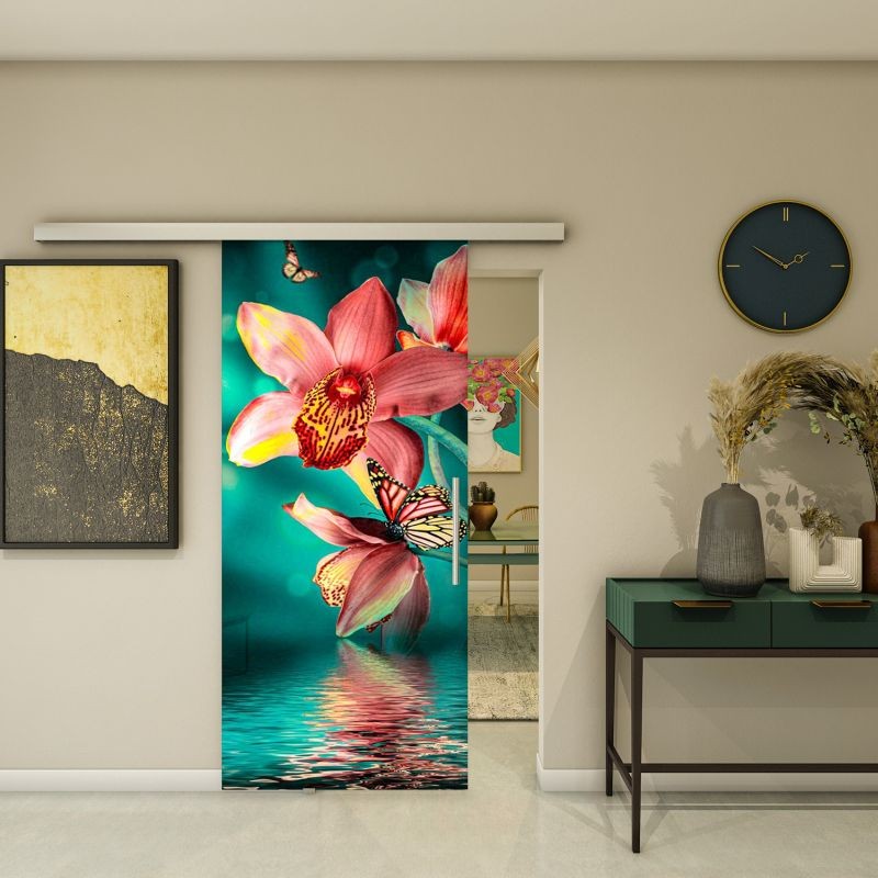 Glasschiebetür SLIM-LINE - Fotoprint Modell 317 Glasschiebetür SLIM-LINE - Fotoprint Modell 317