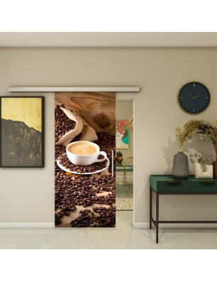 Glasschiebetür SLIM-LINE - Fotoprint Model 318