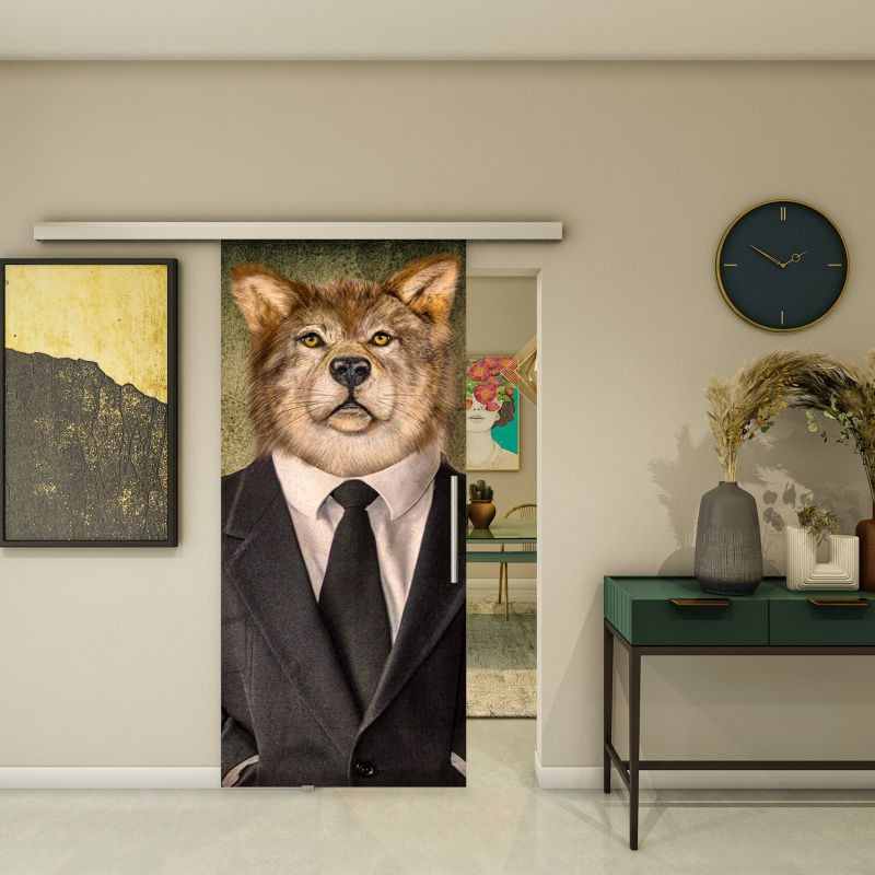 Glasschiebetür SLIM-LINE - Fotoprint Modell 333