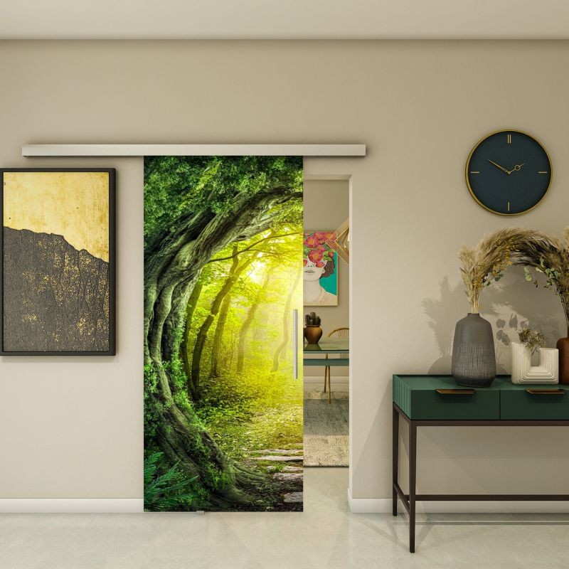 Glasschiebetür SLIM-LINE - Fotoprint Modell 348 Glasschiebetür SLIM-LINE - Fotoprint Modell 348