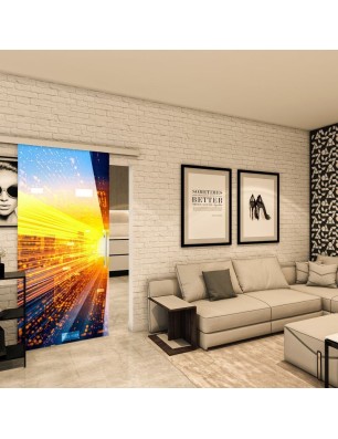 Glasschiebetür SLIM-LINE - Fotoprint Model 220