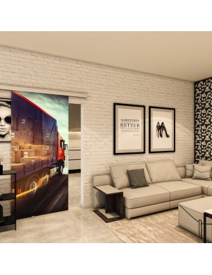 Glasschiebetür SLIM-LINE - Fotoprint Model 261