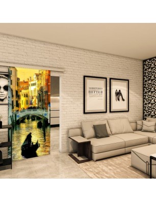 Glasschiebetür SLIM-LINE - Fotoprint Model 314