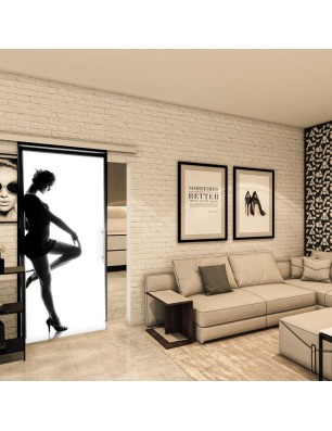 Glasschiebetür SLIM-LINE - Fotoprint Model 359