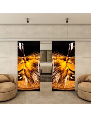 Glasschiebetür SLIM-LINE - Fotoprint Model 218