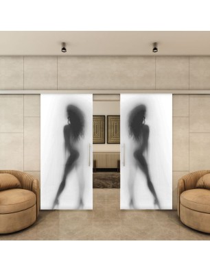 Glasschiebetür SLIM-LINE - Fotoprint Model 356