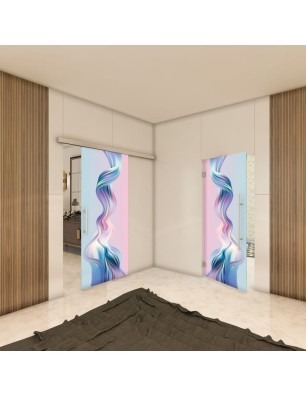 Glasschiebetür SLIM-LINE - Fotoprint Model 34