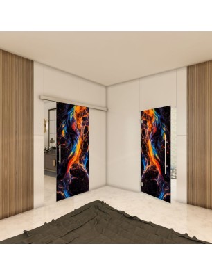 Glasschiebetür SLIM-LINE - Fotoprint Model 98