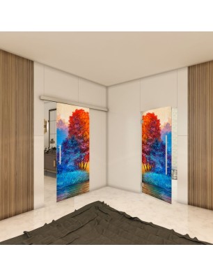 Pendeltür - Fotoprint Model 25 für ein modernes Zuhause