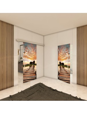 Pendeltür - Fotoprint Model 47 für ein modernes Zuhause