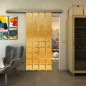 Glasschiebetür SLIM-LINE - Fineprint Modell 033 Gold auf Klarglas Glasschiebetür SLIM-LINE - Fineprint Modell 033 Gold auf Klarglas