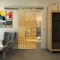 Glasschiebetür SLIM-LINE - Fineprint Modell 162 Gold auf Klarglas Glasschiebetür SLIM-LINE - Fineprint Modell 162 Gold auf Klarglas