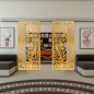 Glasschiebetür SLIM-LINE - Fineprint Modell 173 Gold auf Klarglas Glasschiebetür SLIM-LINE - Fineprint Modell 173 Gold auf Klarglas